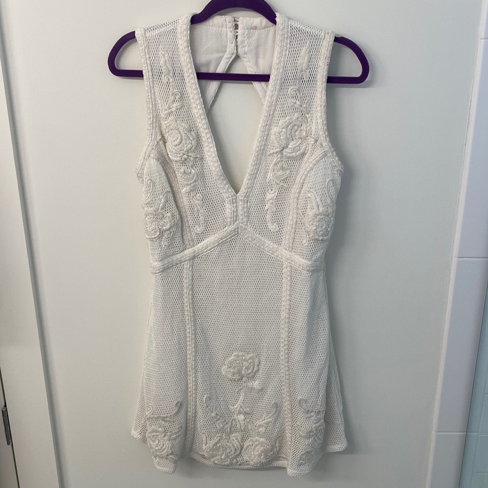 NOT SO SERIOUS BY PALLAVI MOHAN DEEP-V MINI DRESS